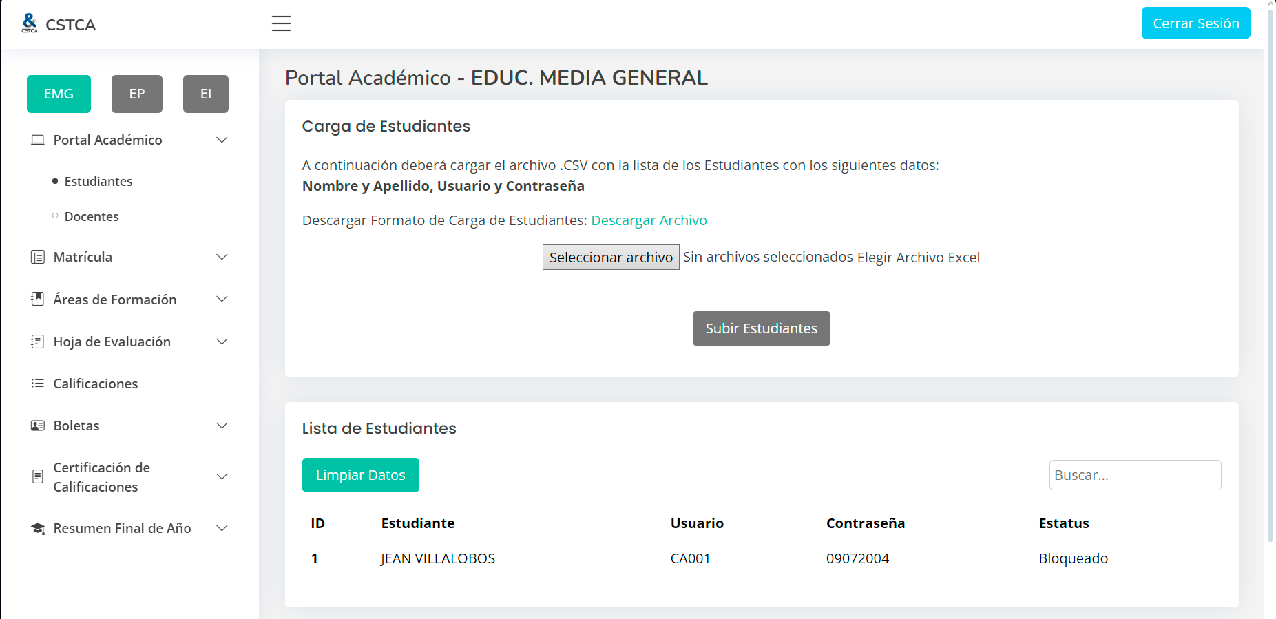 Portal Académico
